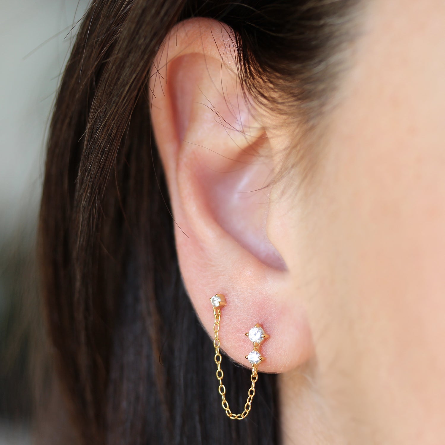 Aglaea Double Stud Earrings