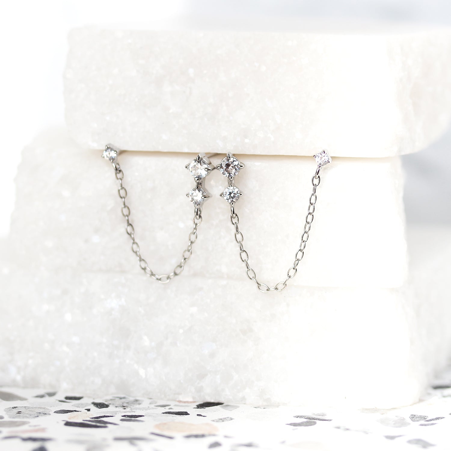 Aglaea Double Stud Earrings