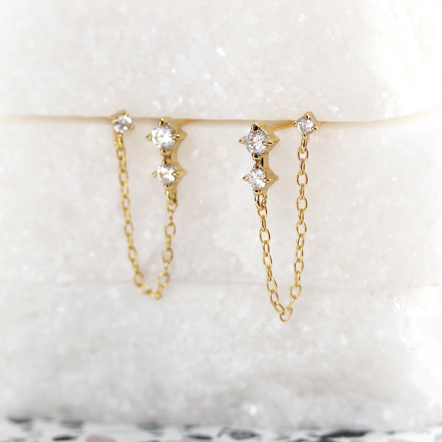 Aglaea Double Stud Earrings