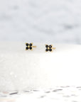 Echo Stud Earrings (Black)