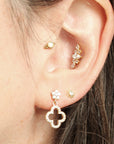 Clous d'oreilles Danaé