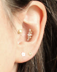 Clous d'oreilles mini Bouton d'or