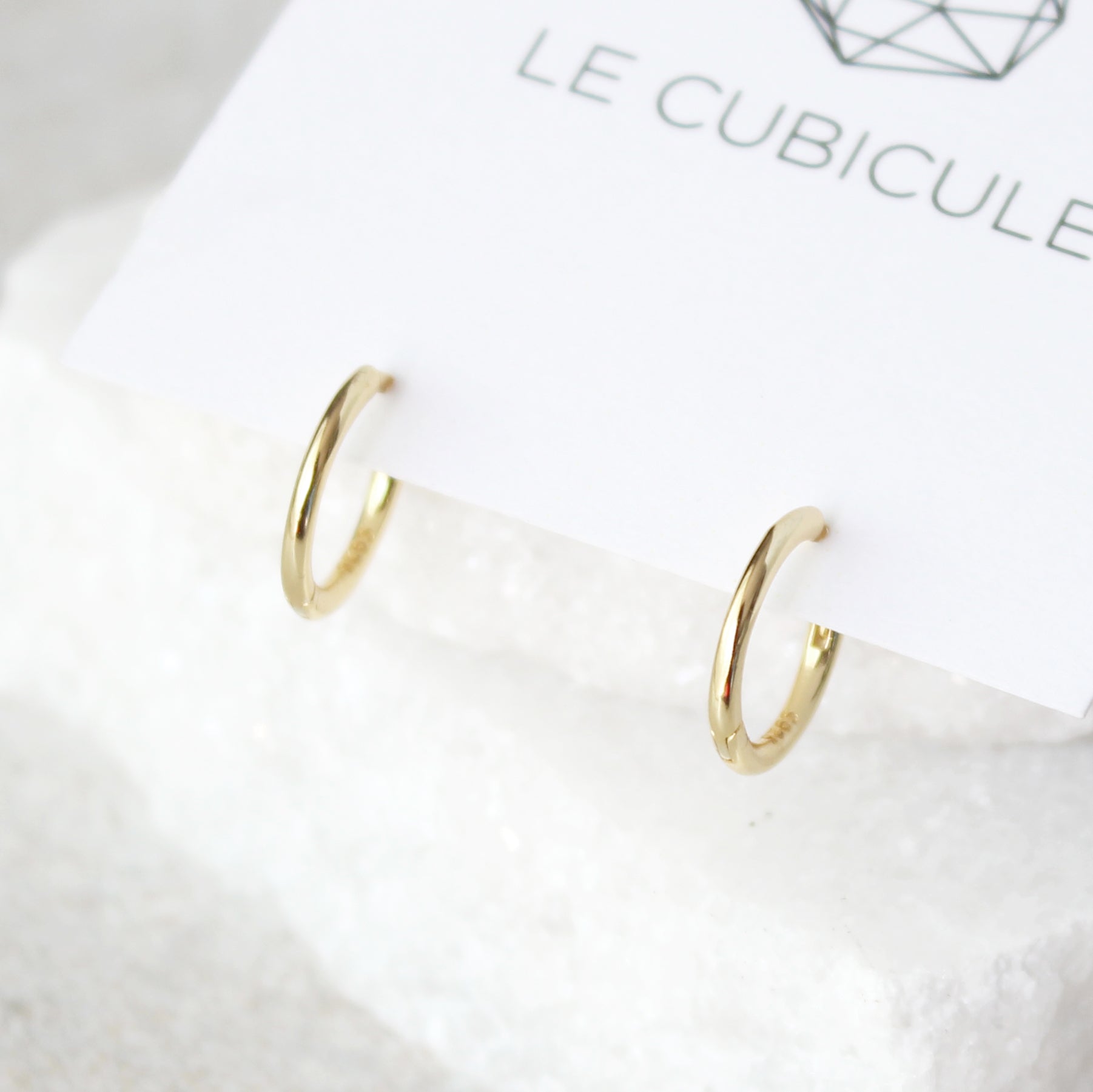 Les petits slim - anneaux clicker en argent sterling