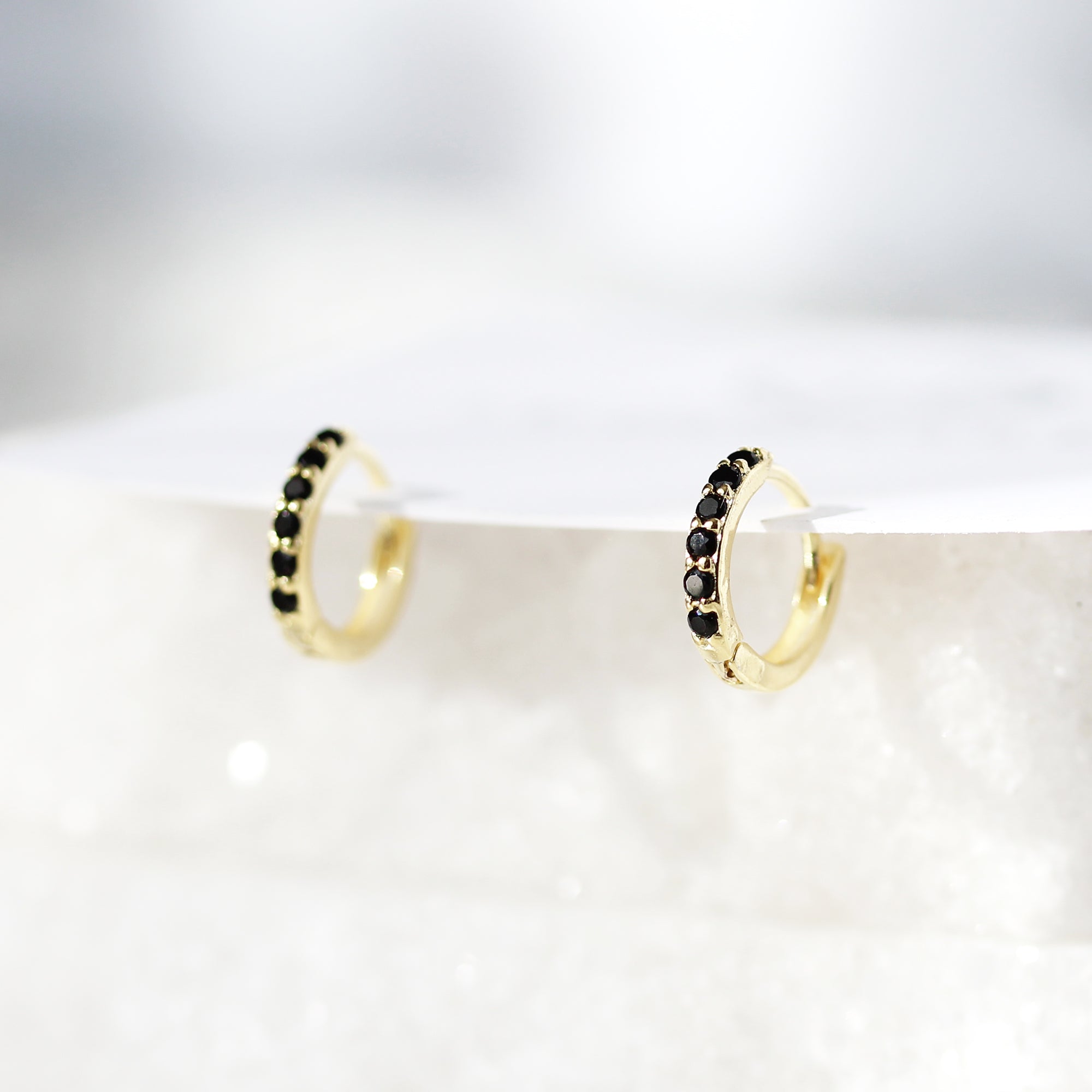 Little Black Sparkly - Clicker Rings