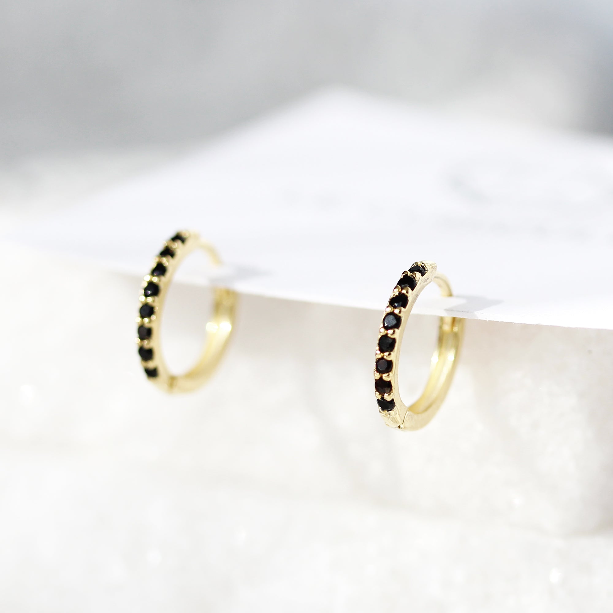 Little Black Sparkly - Clicker Rings