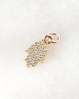 Hamsa charm (single or pair)