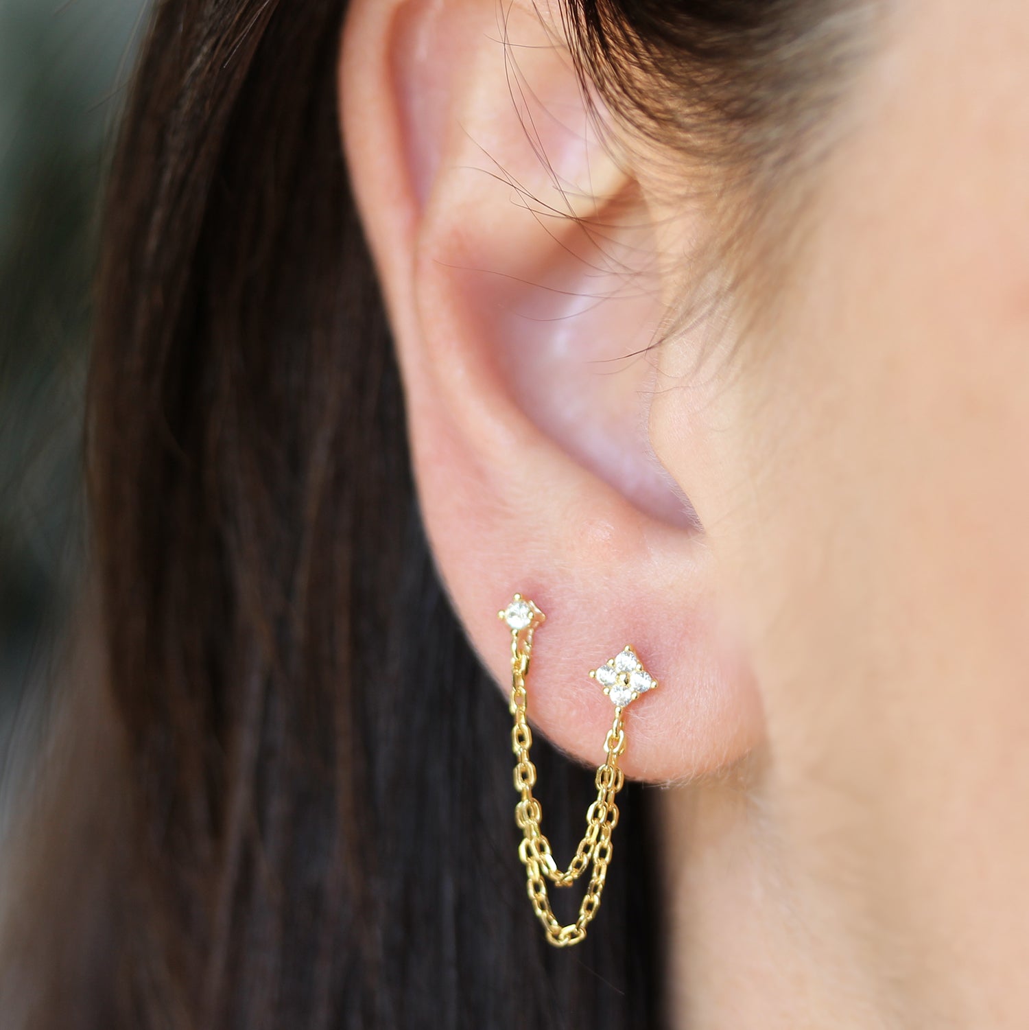 Nyx Double Stud Earrings