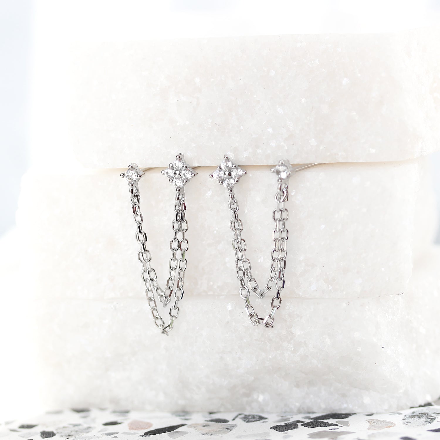 Nyx Double Stud Earrings