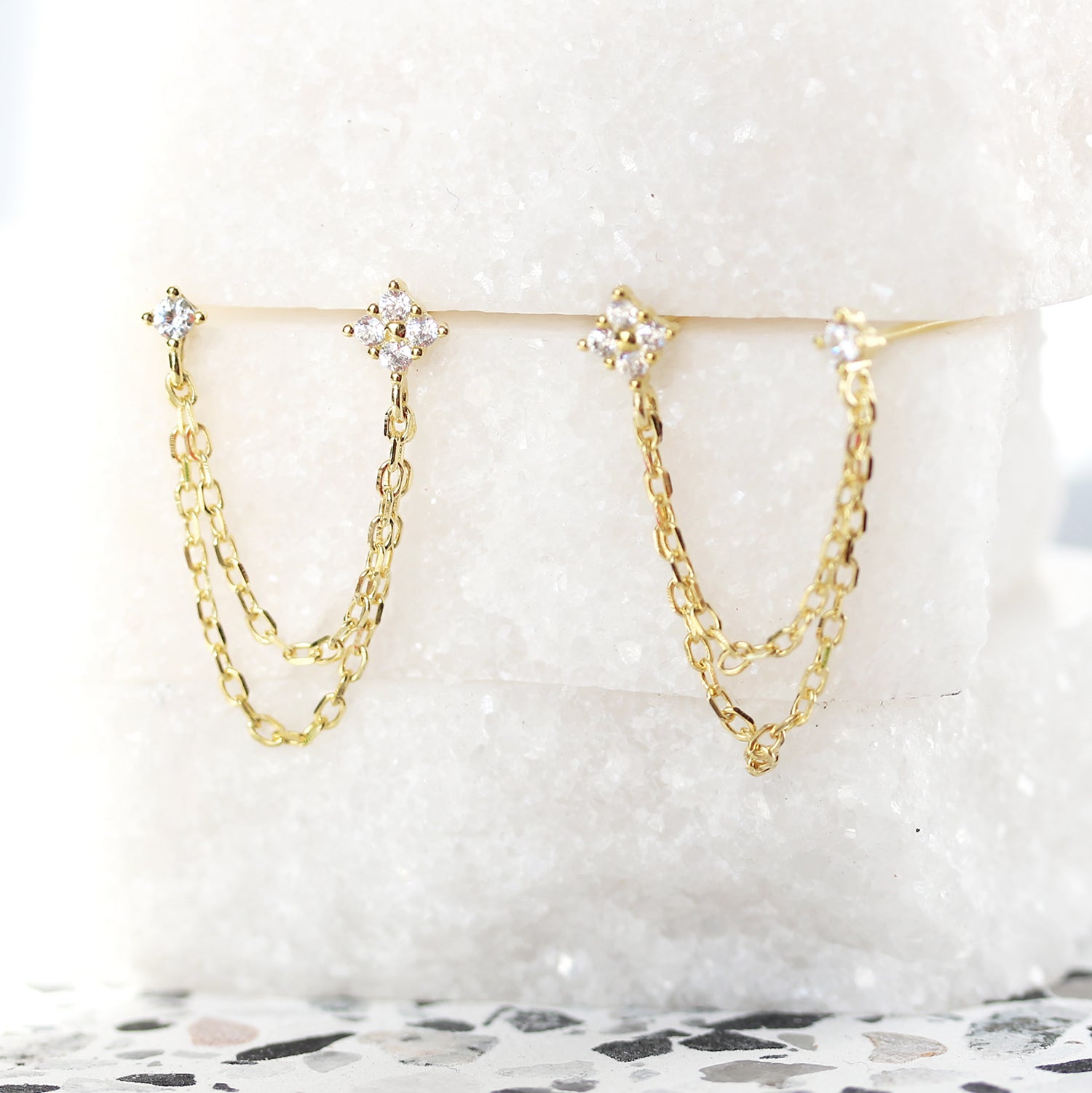 Nyx Double Stud Earrings