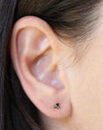 Persephone Stud Earrings (Black)