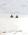 Persephone Stud Earrings (Black)