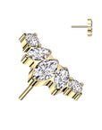 Zirel - ornement en titane pour piercing