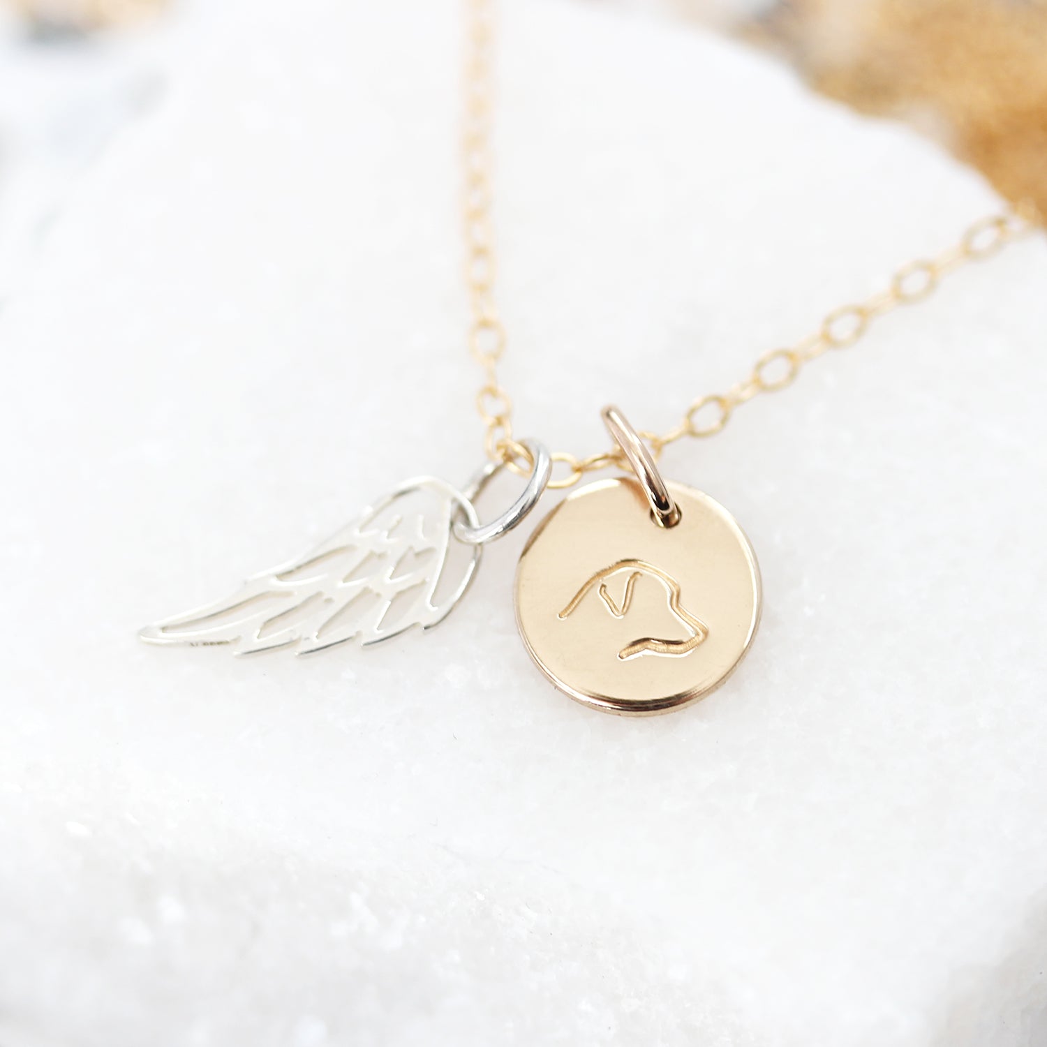 Dog or Cat Profile Pendant