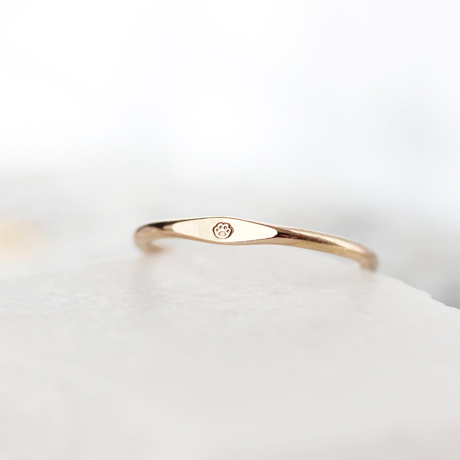 Mini cat paw ring