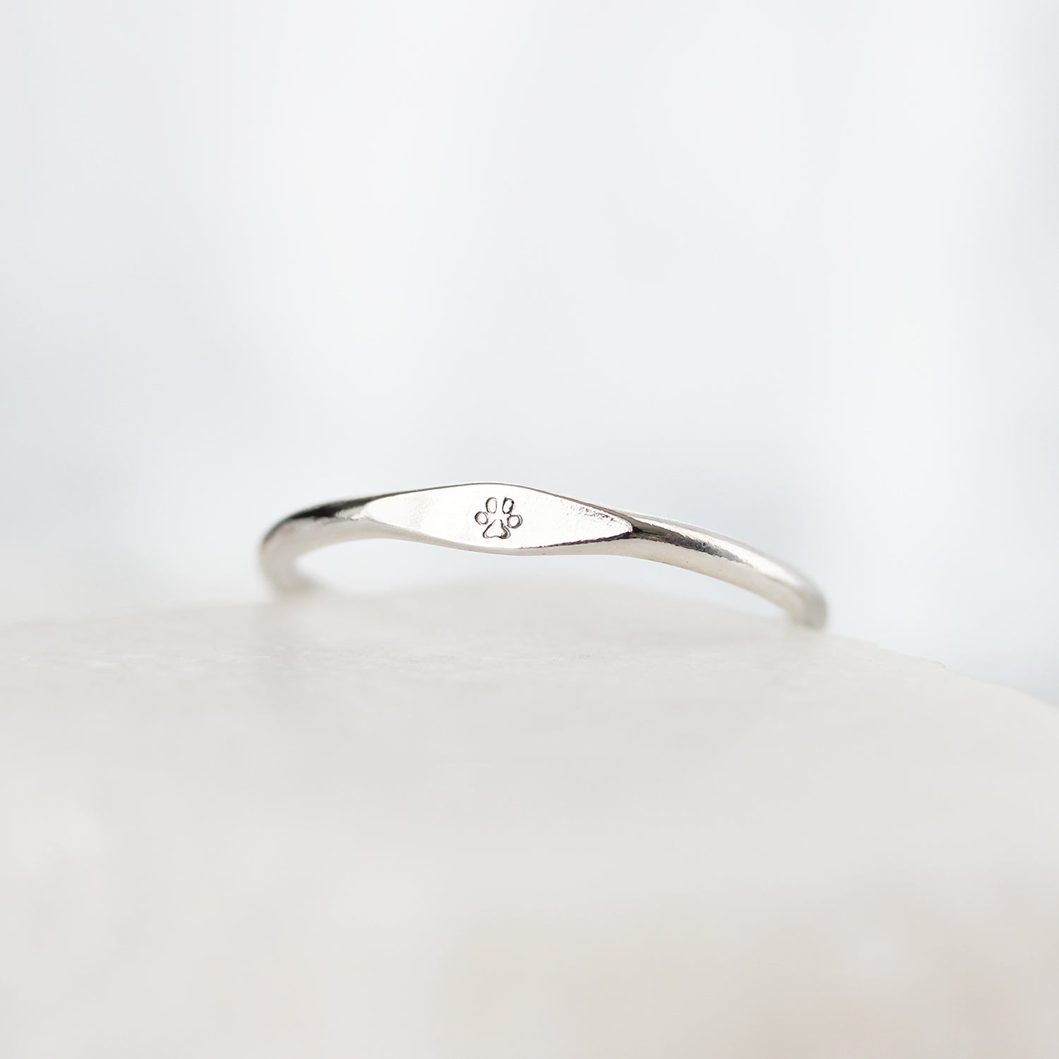 Mini dog paw ring