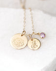 Initial necklace