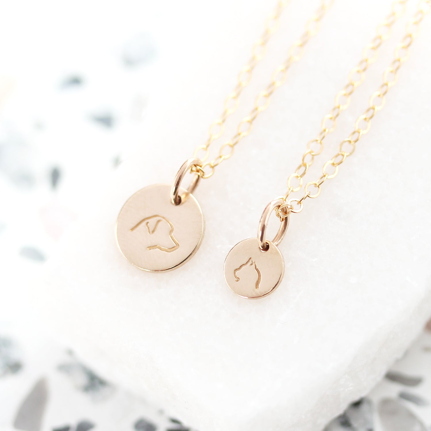 Dog or Cat Profile Pendant
