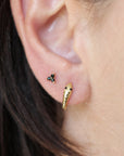 Persephone Stud Earrings (Black)