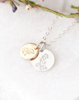 Initial necklace