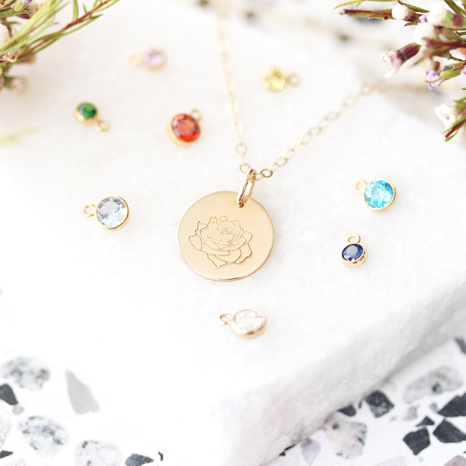 Birthstone pendant