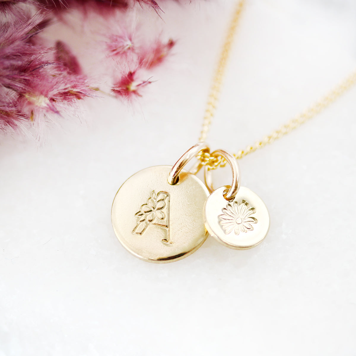 Initial necklace