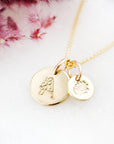 Initial necklace