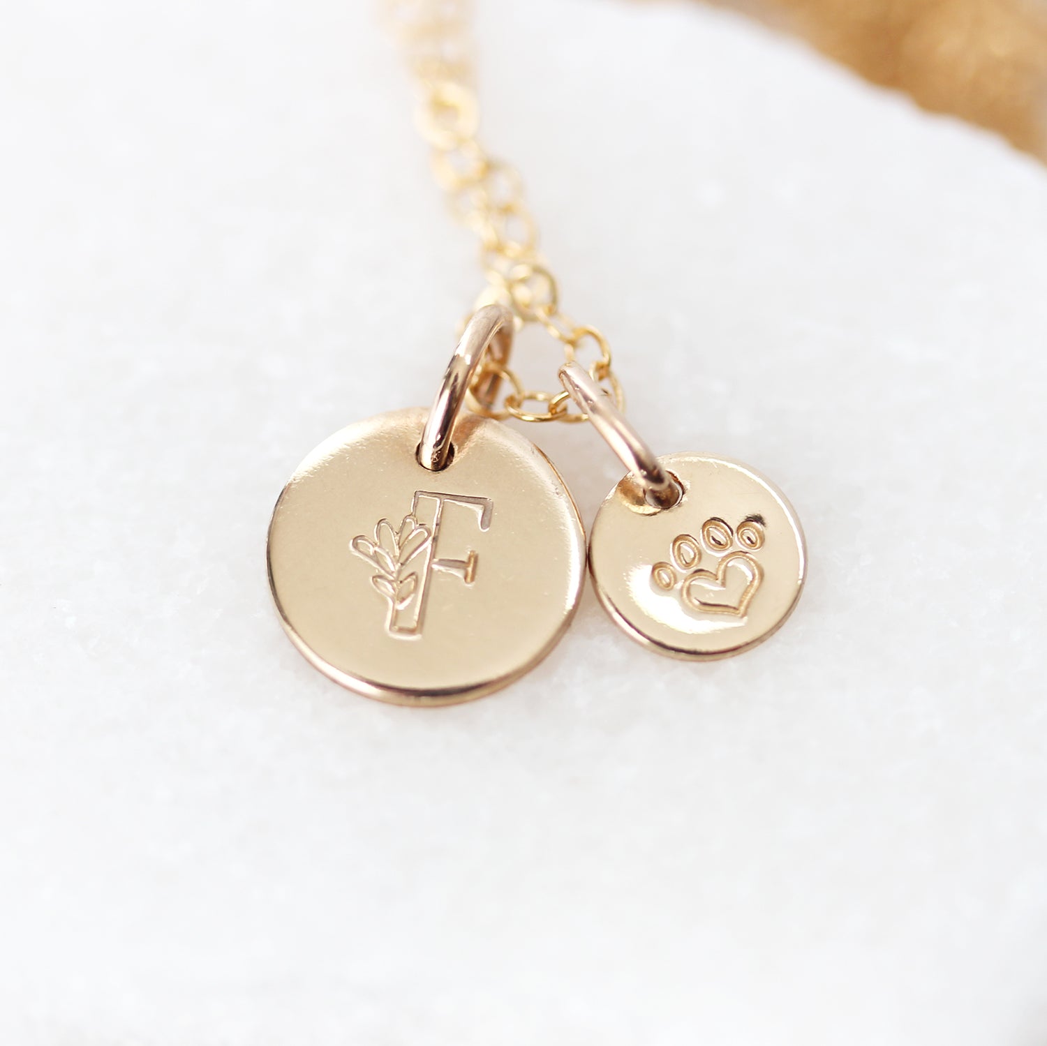 Initial necklace