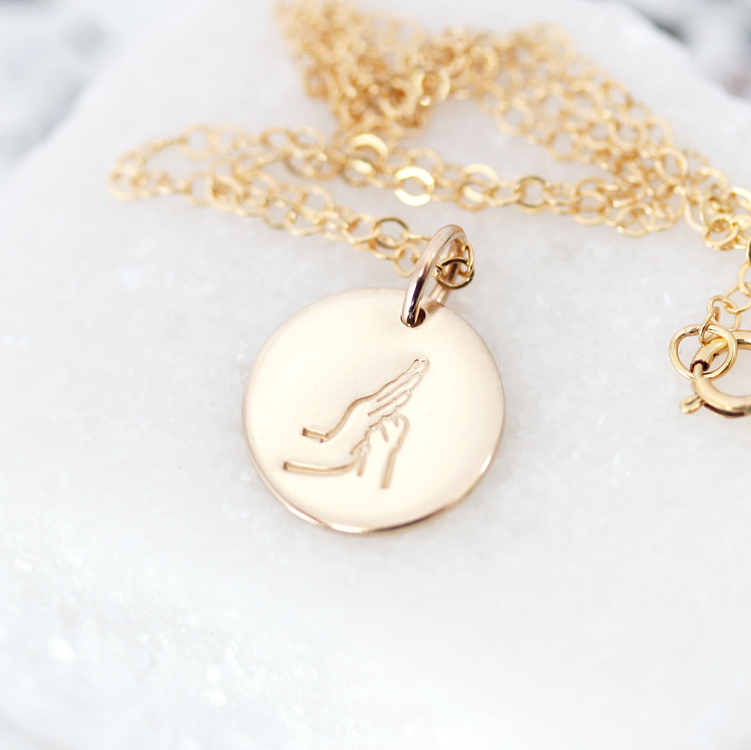Hand in Paw Pendant