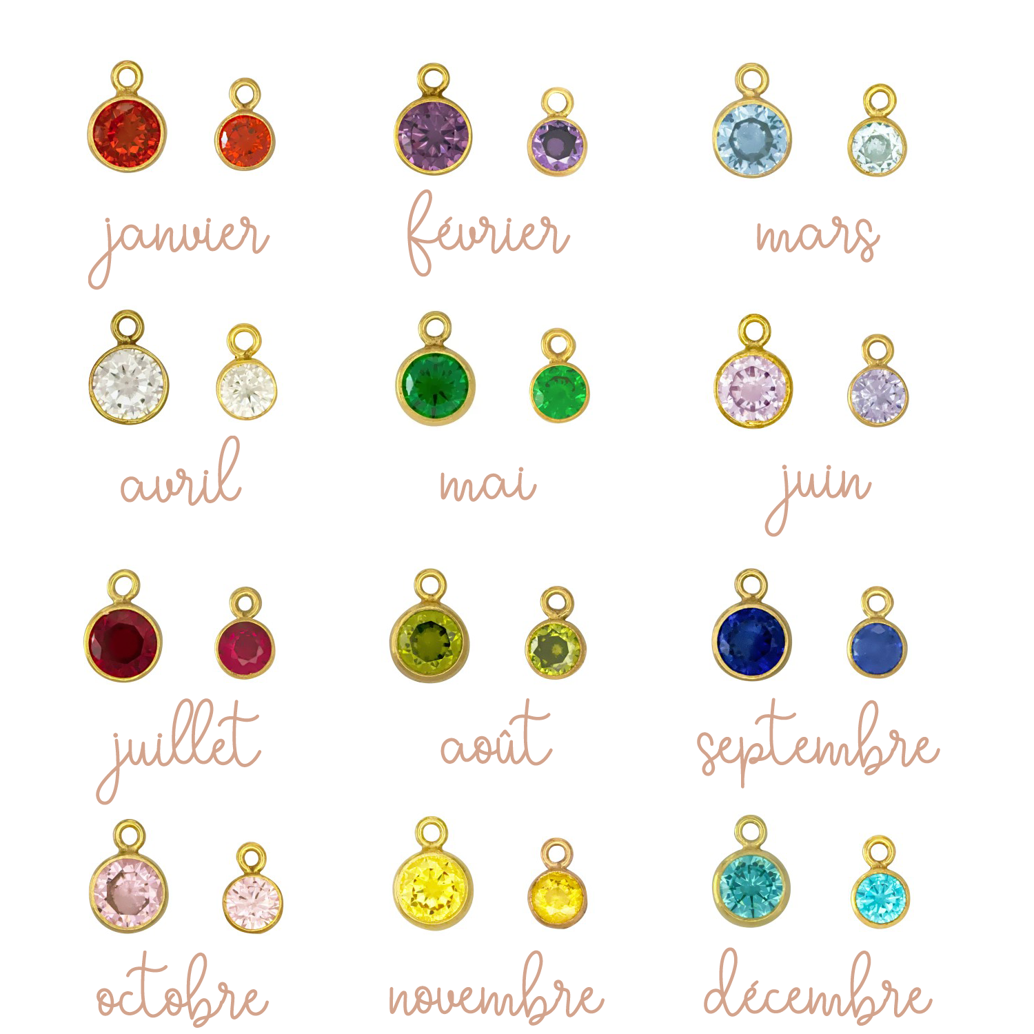Birthstone pendant