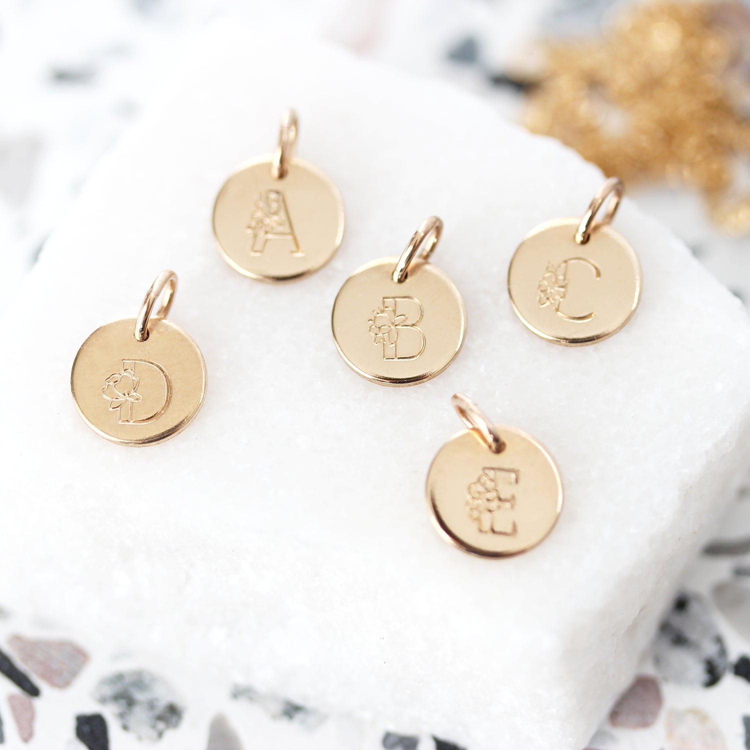 Initial necklace