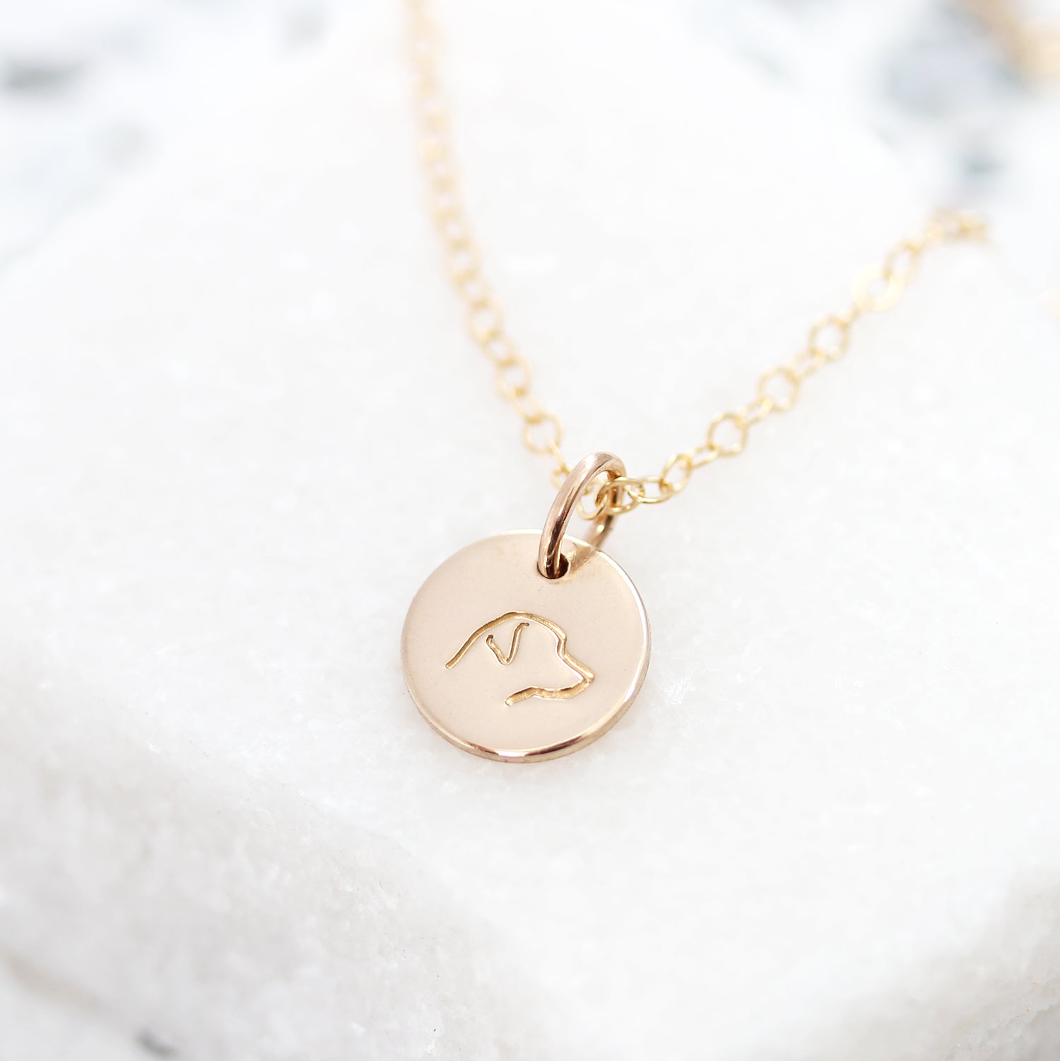Dog or Cat Profile Pendant