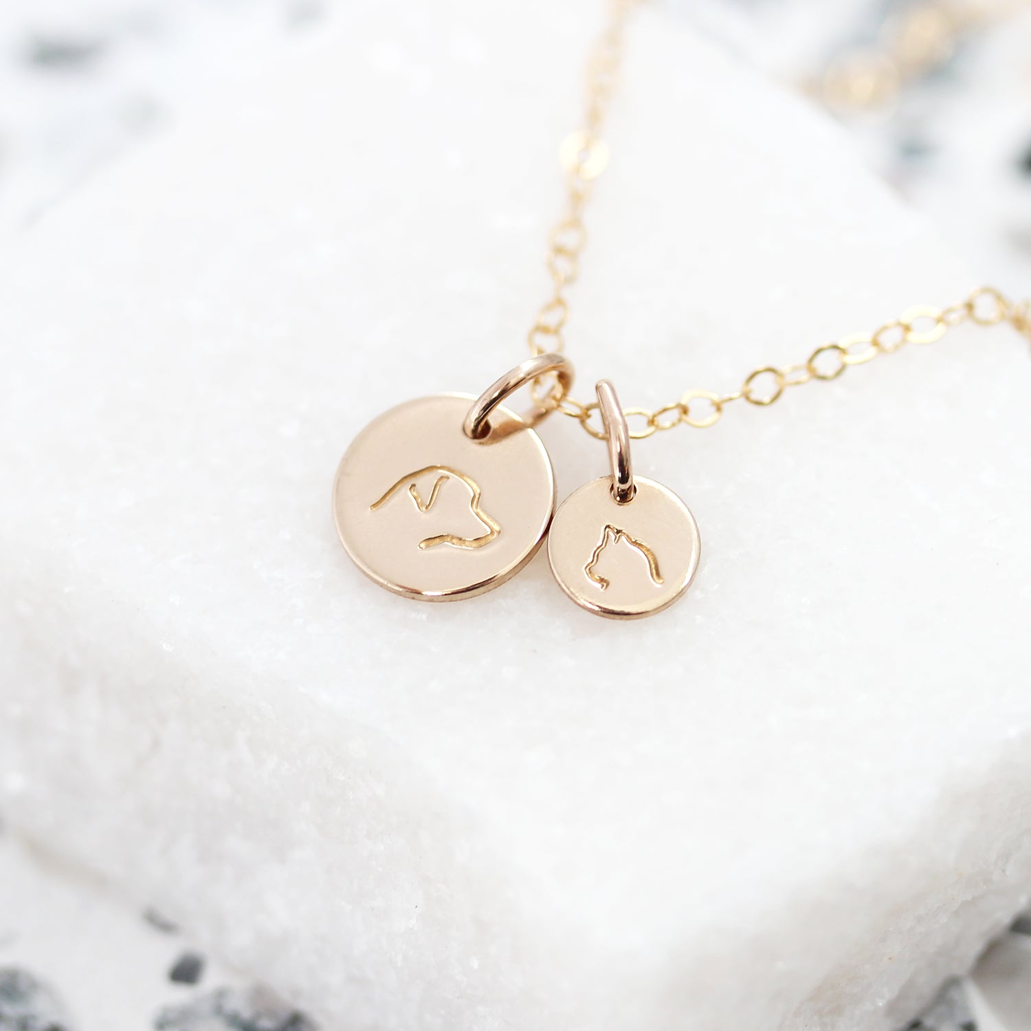 Dog or Cat Profile Pendant