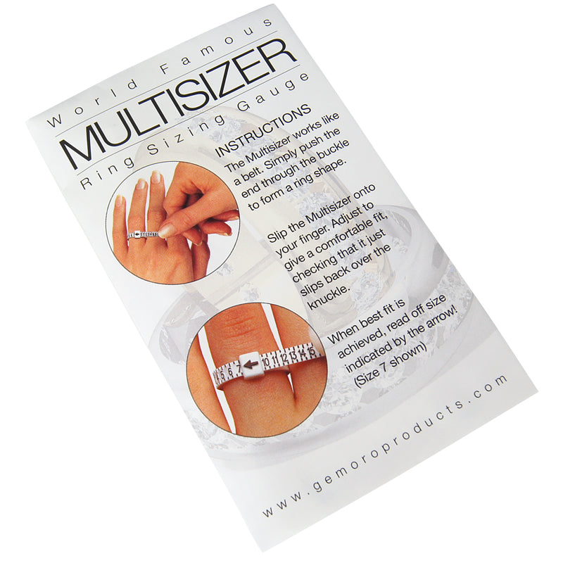 Reusable ring sizer