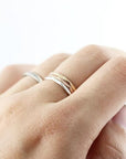 Medium Faceted Ring 1.3mm