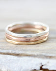 Medium Faceted Ring 1.3mm