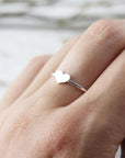 Bague avec petit coeur
