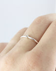 Ring with small stone