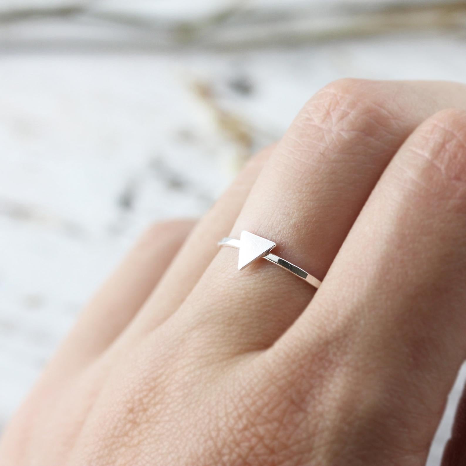 Ring with small triangle