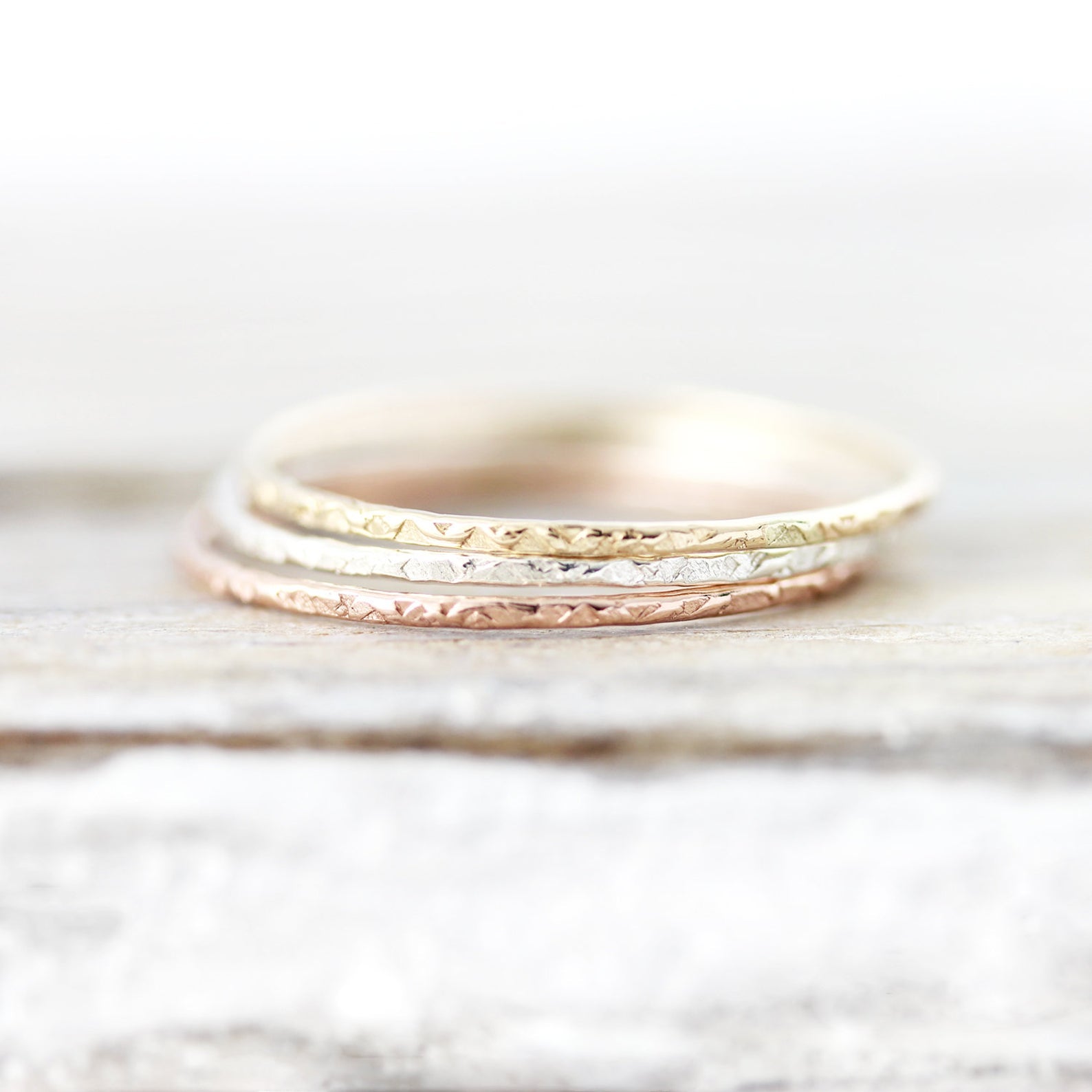 Extra thin ring Printed, rounded edges 0.8mm