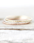 Extra thin ring Printed, rounded edges 0.8mm