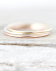 Extra thin Smooth ring 0.8mm