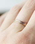 Bague extra fine Picotée 0.8mm