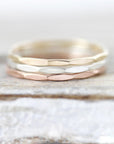 Thin Faceted Ring 1mm