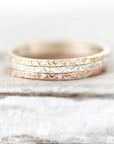 Thin printed ring, square edges 1mm