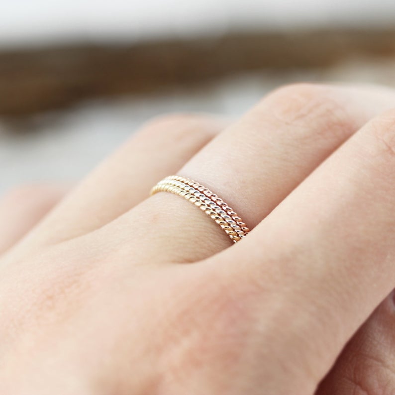 Thin Twisted Ring 1mm