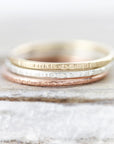 Bague Lignée moyenne bords arrondis 1.3mm