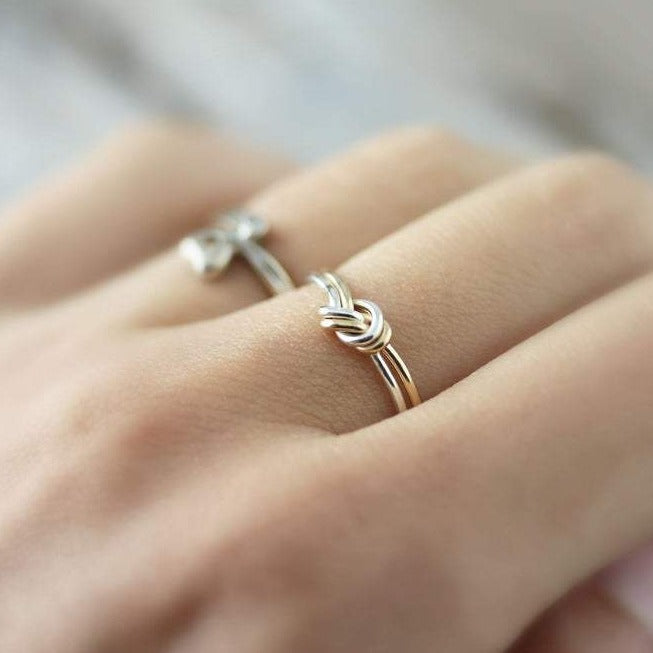 Two-Strand Knot Ring