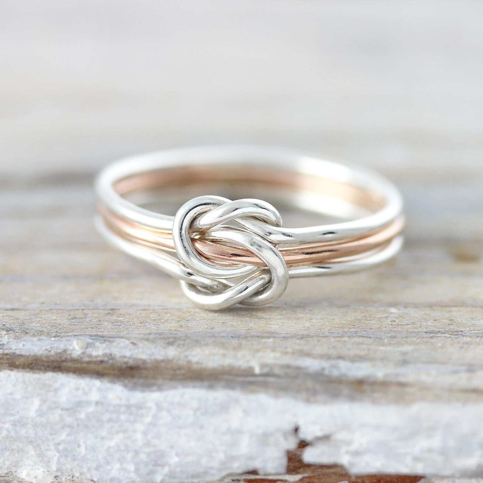 Three-Strand Double Knot Ring