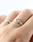 Three-Strand Double Knot Ring