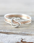 Three-Strand Double Knot Ring
